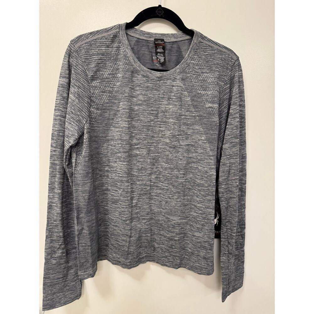Spyder Women's Gray NWT Long Sleeve Activewear Top XL